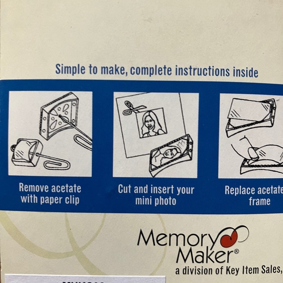 Memory maker photo charm keychain NEW - Picture 7 of 8